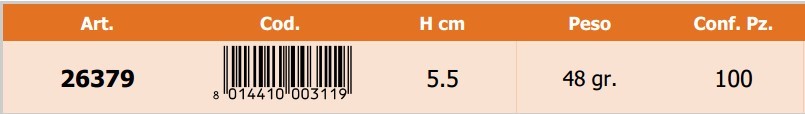 Sospensione insonorizzante per fissaggio verticale - Scheda