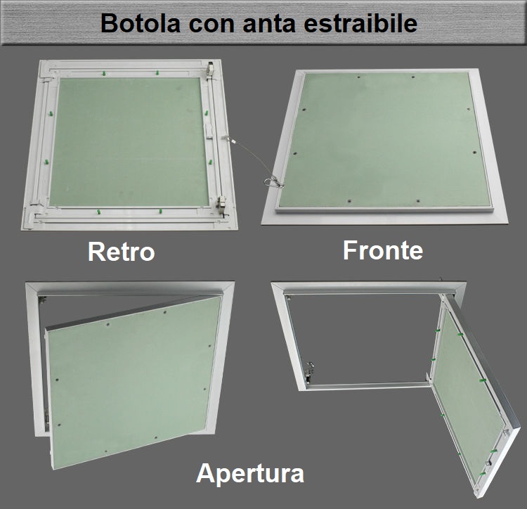 Botole e sportelli di ispezione per cartongesso - Cartongesso fai da te