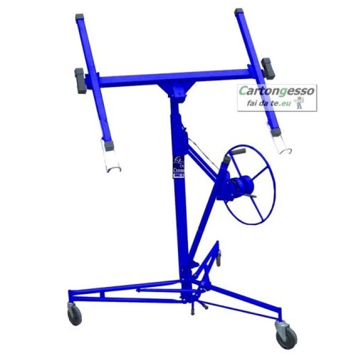 Carrello alzalastre telescopico professionale a 3 ruote