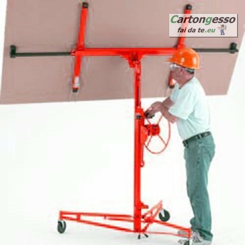 Carrello alzalastre telescopico professionale a 3 ruote-6