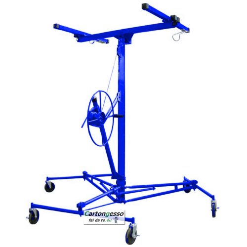 Carrello alzalastre telescopico professionale a 6 ruote