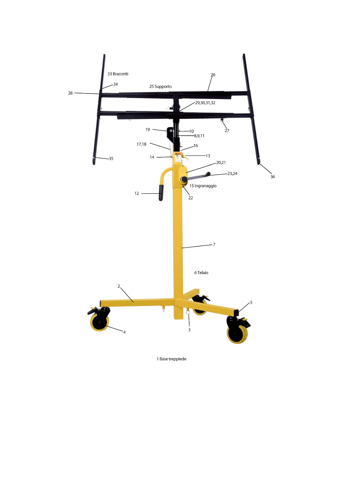 dati del alzalastre 6 cartongesso