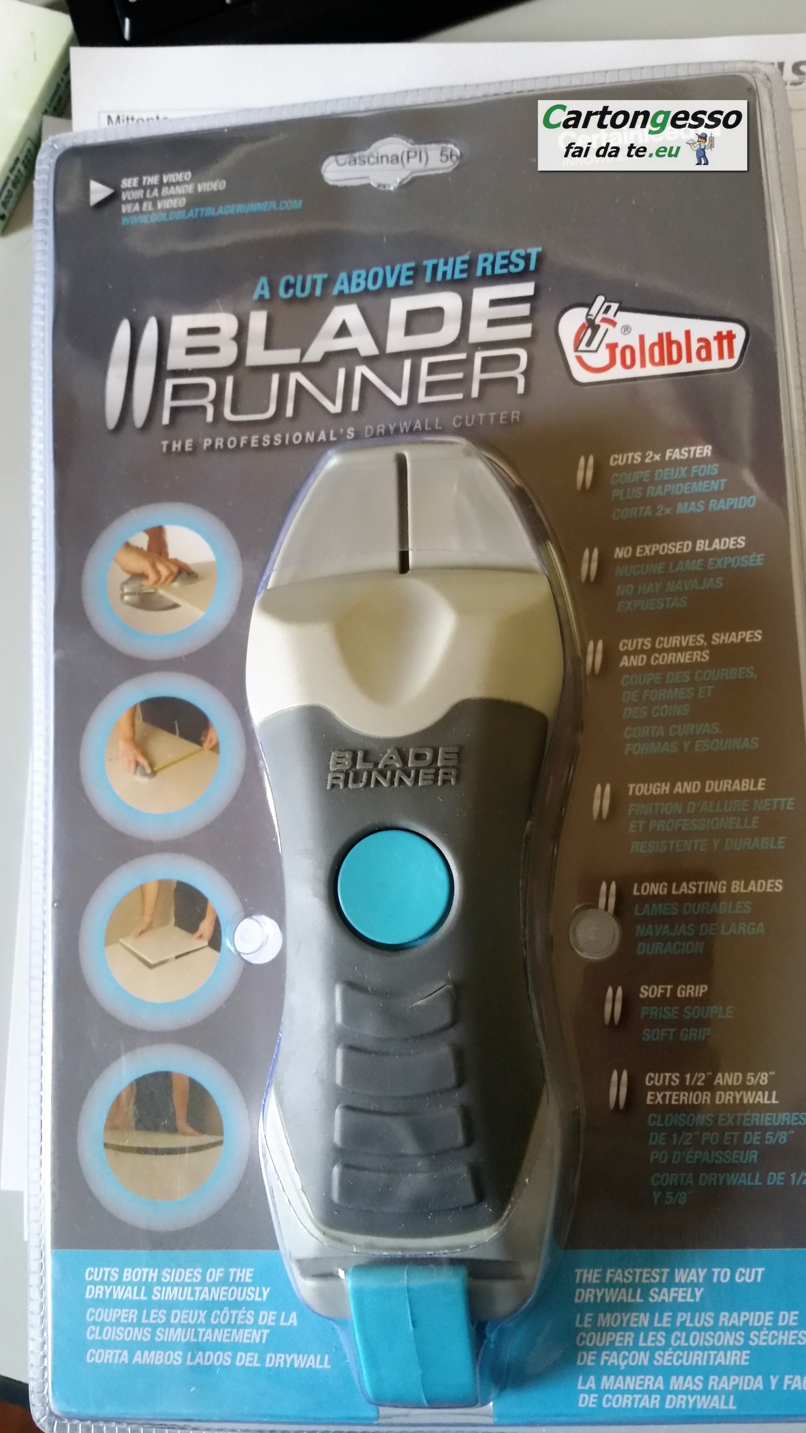 Taglialastre super professionale blade runner cartongesso fai da te