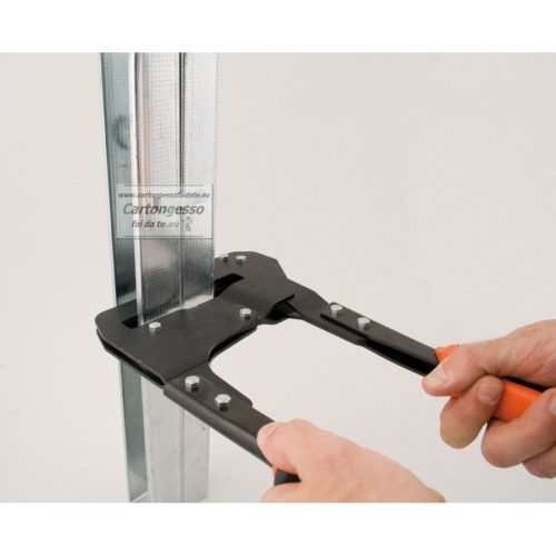 punzonatrice profili 70 mm per cartongesso drywall