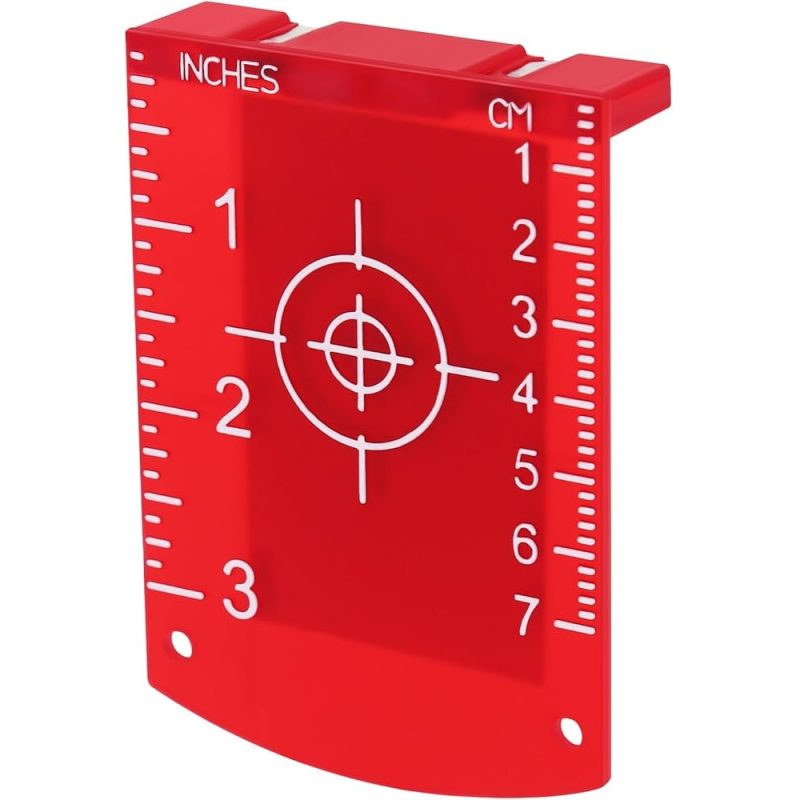 target rosso per laser