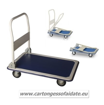 Carrello portatutto con manico richiudibile - Cartongesso fai da te