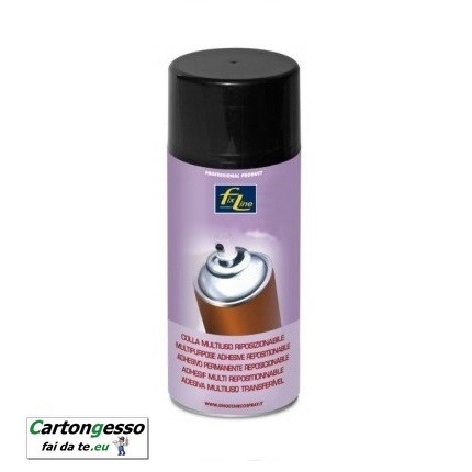 Spray colla riposizionabile