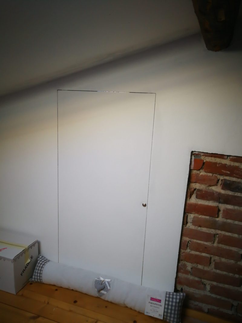 Blocco anta e blocco porta invisibile  - Truciolare e cartongesso - immagine 3