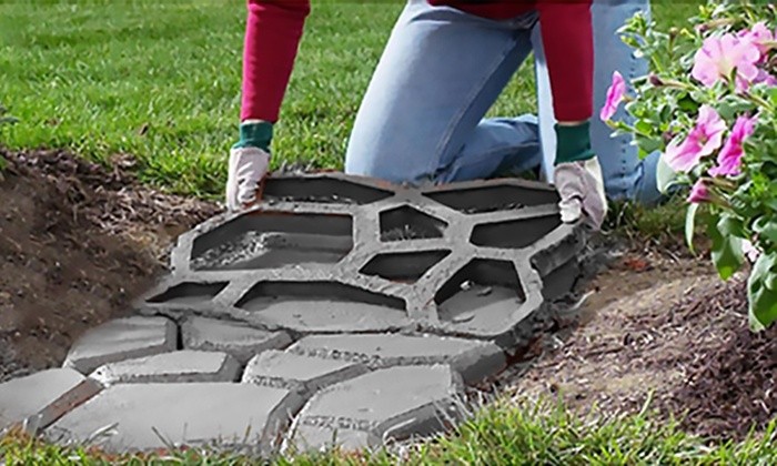 Stampi per la pavimentazione del giardino - Cartongesso fai da te