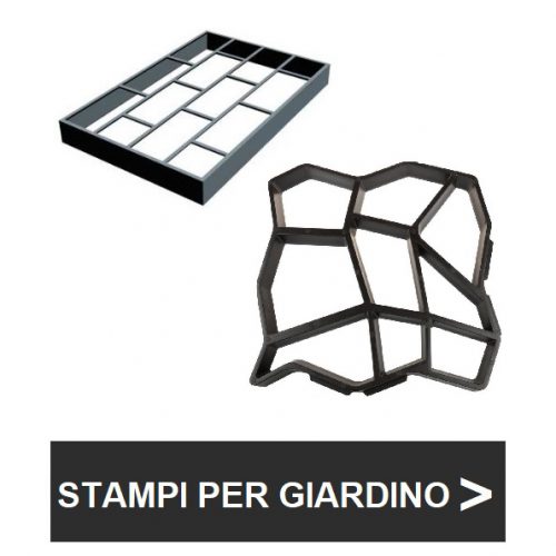 Stampi per la pavimentazione del giardino
