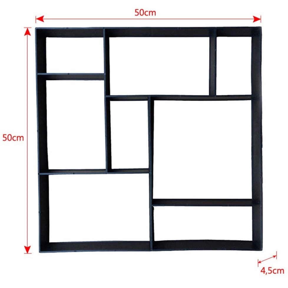 Creare mattonelle da giardino 50x50