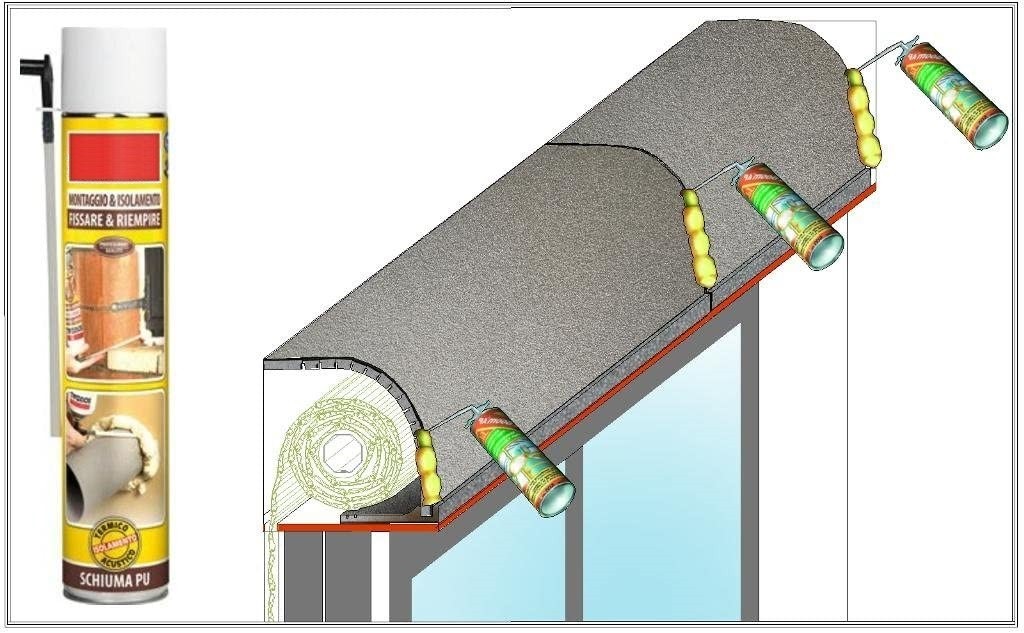 schiuma per coibentazione termica acustica