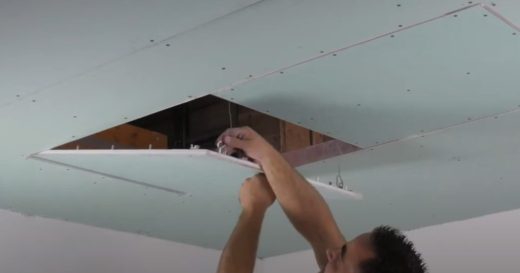 apertura doppio sportello da soffitto cartongesso