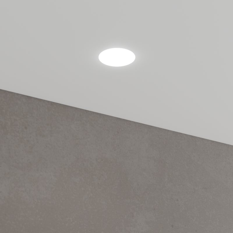 luce a soffitto in gesso