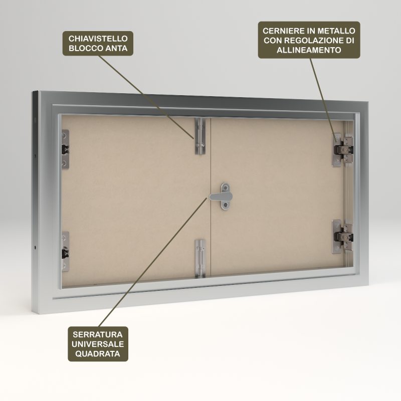 interno delle botole di ispezione in MDF