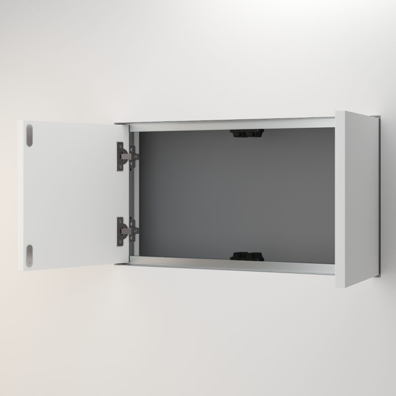 sportelli filo muro e ispezione interna Doppio Sportello incernierato Filo Muro per strutture murarie da interno - GiDI