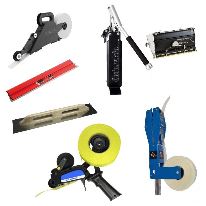 Attrezzi e accessori per la stuccatura