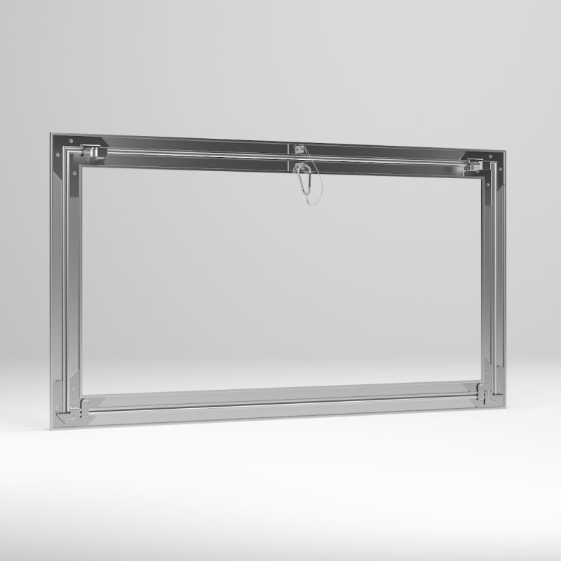anta in solo alluminio per applicazione pannelli a parete e soffitto