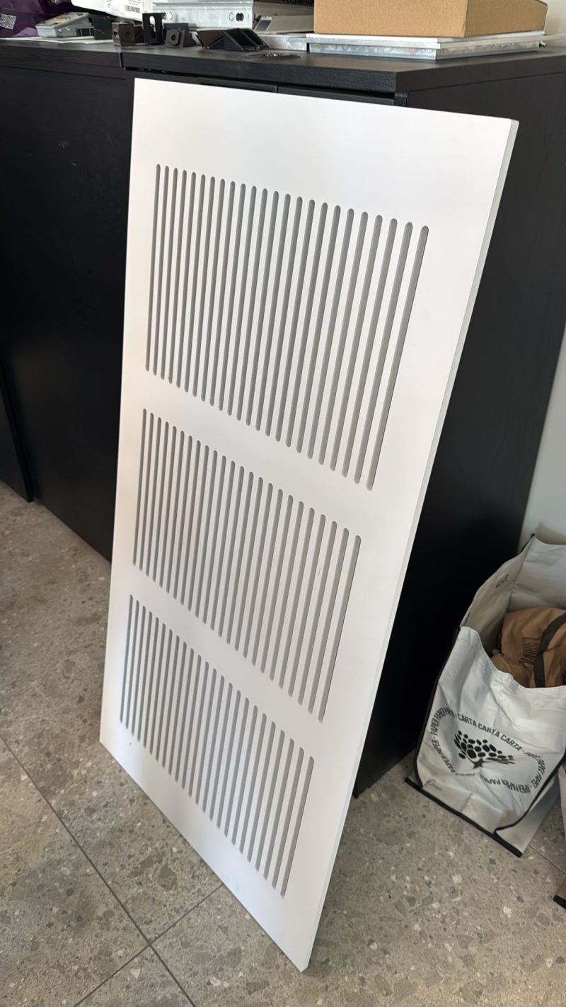 pannello asolato in PVC - grata di areazione aerazione